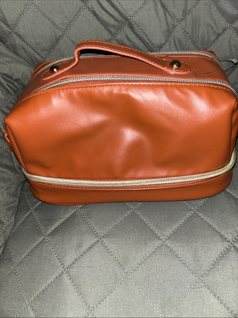 Nicole Miller New York Accessory Travel bag Rust Top-Handle